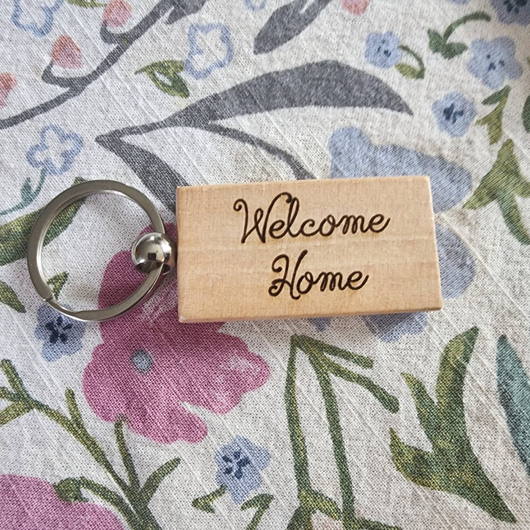 Beautiful Wood Keychain