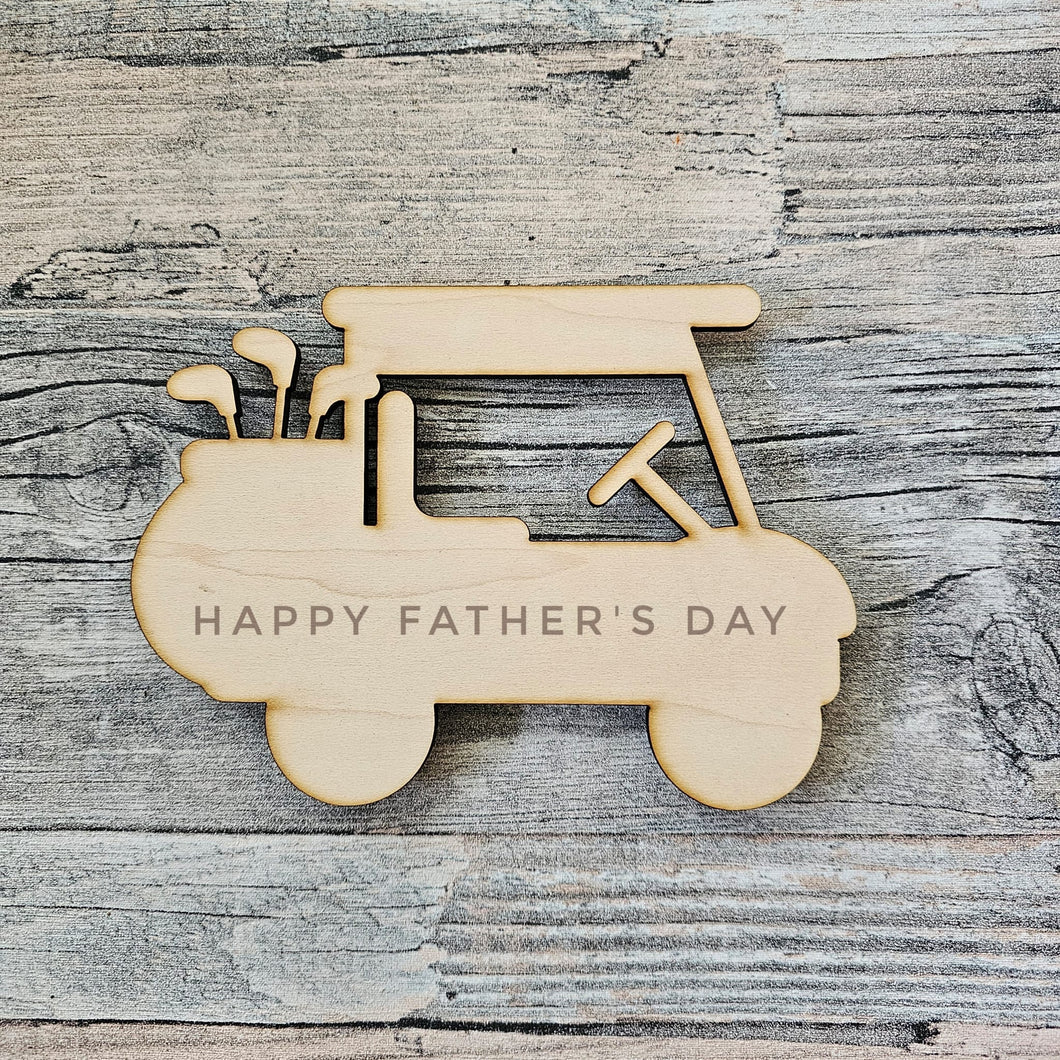 Golf Cart gift card holder