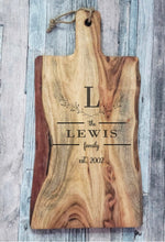 Load image into Gallery viewer, Large Live Edge Acacia Serving Board
